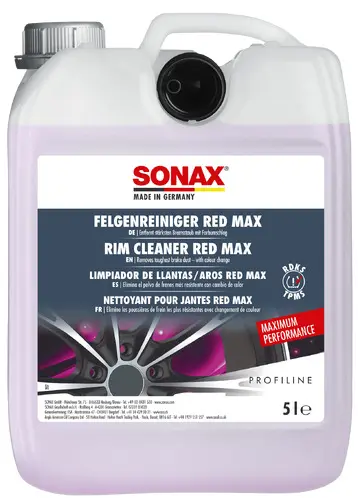 Produktfoto 1 von SONAX Wheel Cleaner Red Max - 5 L