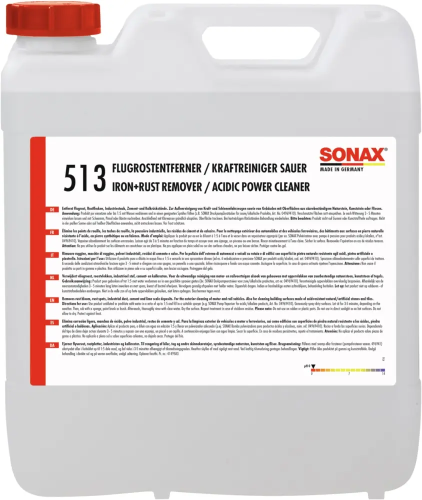 Produktfoto 1 von SONAX Rust Remover Special - 10 L