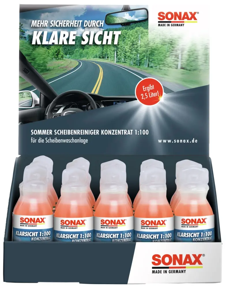 Produktfoto 1 von SONAX Clear View 1:100 Concentrate Counter display