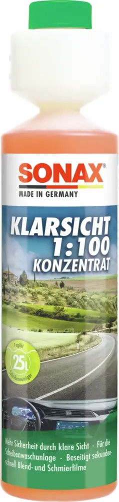 Produktfoto 1 von SONAX Clear View 1:100 Concentrate - 250 ml