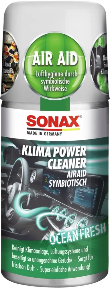 Produktfoto 1 von SONAX Air Conditioning Power Cleaner AirAid symbiotic Ocean-fresh - 100 ml