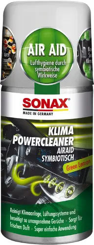Produktfoto 1 von SONAX Air Conditioning Power Cleaner AirAid symbiotic Green Lemon - 100 ml