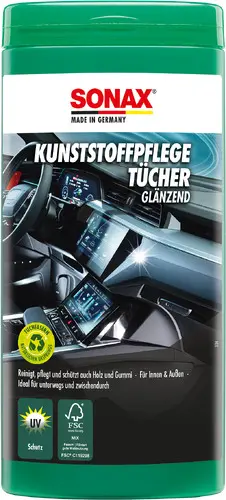 Produktfoto 1 von SONAX Plastic Care Wipes Glossy Box