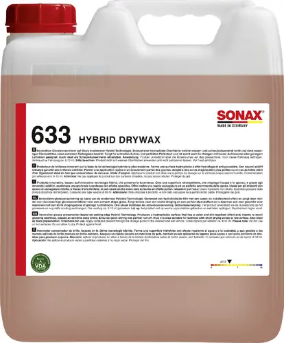 Produktfoto 1 von SONAX Hybrid DryWax - 10 L