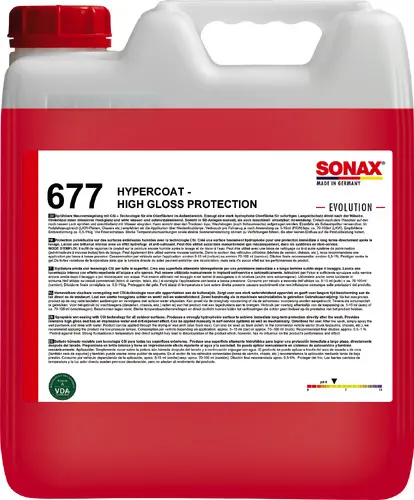 Produktfoto 1 von SONAX Hypercoat - High Gloss Protection EVOLUTION - 10 L