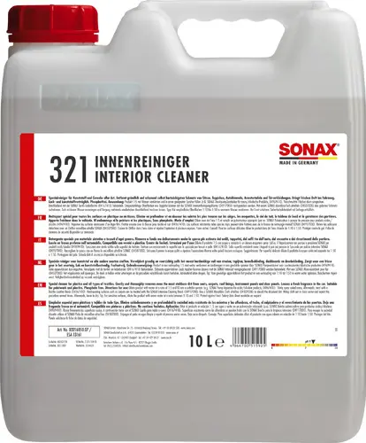 Produktfoto 1 von SONAX Interior Cleaner - 10 L