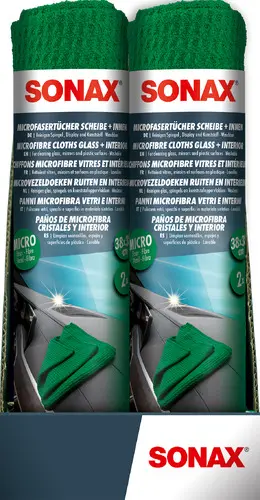 Produktfoto 1 von SONAX Microfiber Cloths Window + Interio