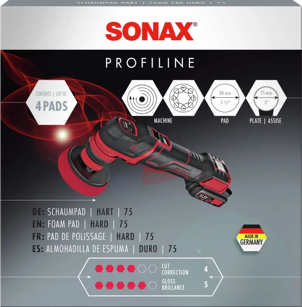 SONAX Foam Pad Hard 75