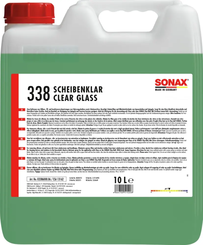 Produktfoto 1 von SONAX Windshield Cleaner - 10 L