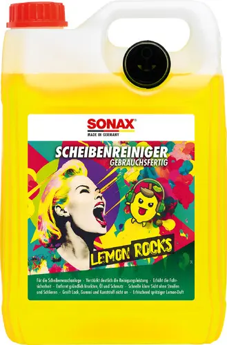 Produktfoto 1 von SONAX Windshield Cleaner Ready to Use Lemon Rocks - 5 liters