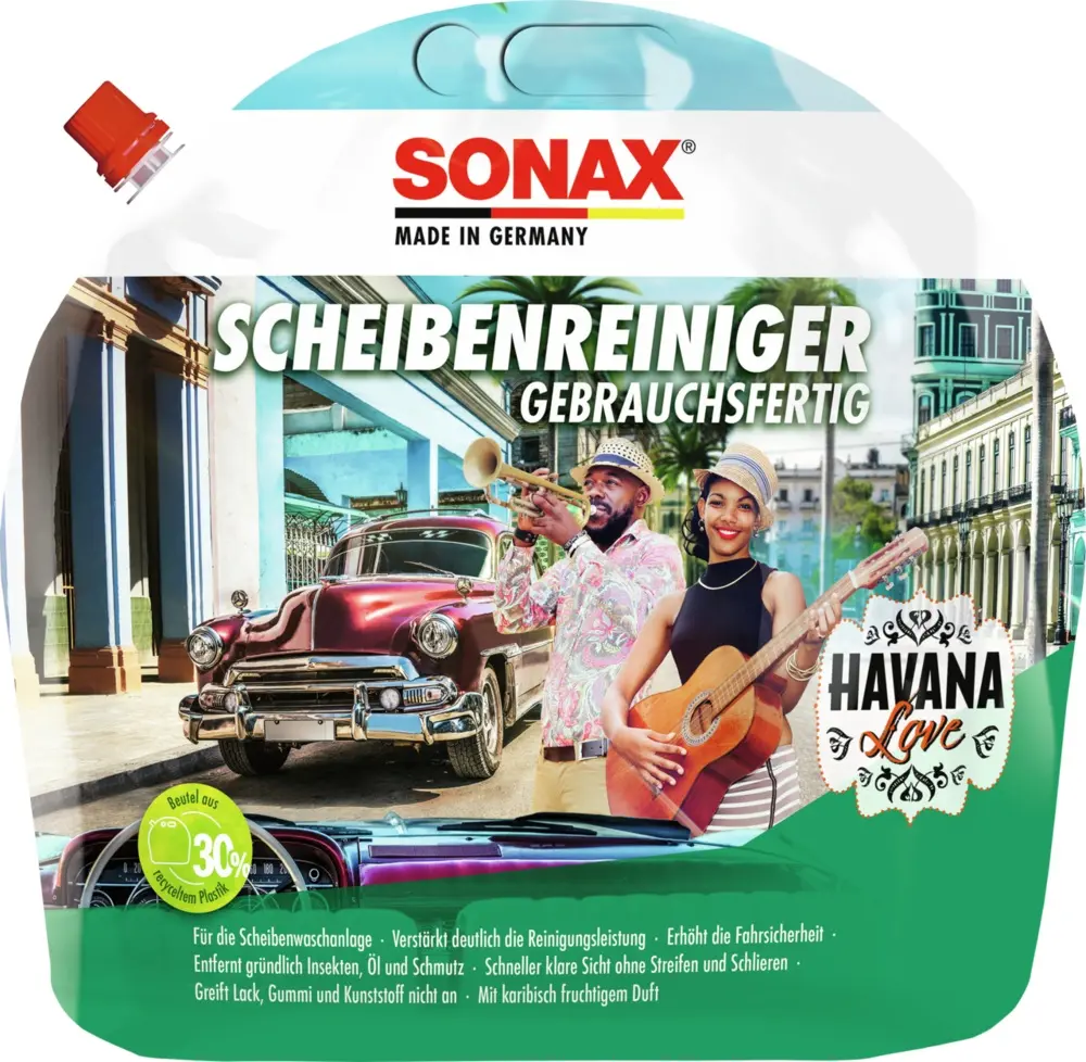 Produktfoto 1 von SONAX Windshield Cleaner Ready to use Havana Love - 3 L