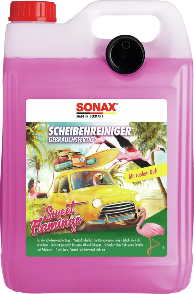 Produktfoto 1 von SONAX Windshield Cleaner Ready to use Sweet Flamingo - 5 L
