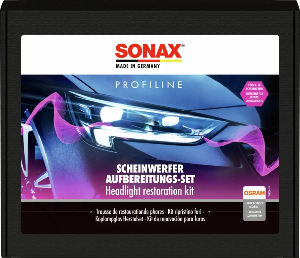 Produktfoto 1 von SONAX Headlight Restoration Kit PROFILINE