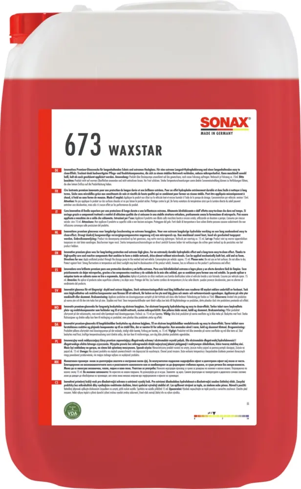Produktfoto 1 von SONAX WaxStar - 25 liters