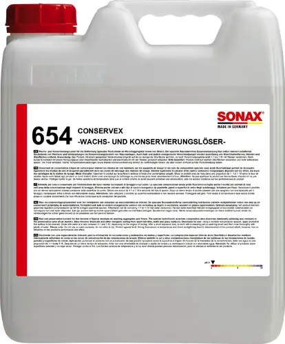 Produktfoto 1 von SONAX Wax and Preservative Remover ConservEx - 10 L