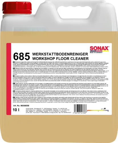 Produktfoto 1 von SONAX workshop floor cleaner Low-foaming - 10 L