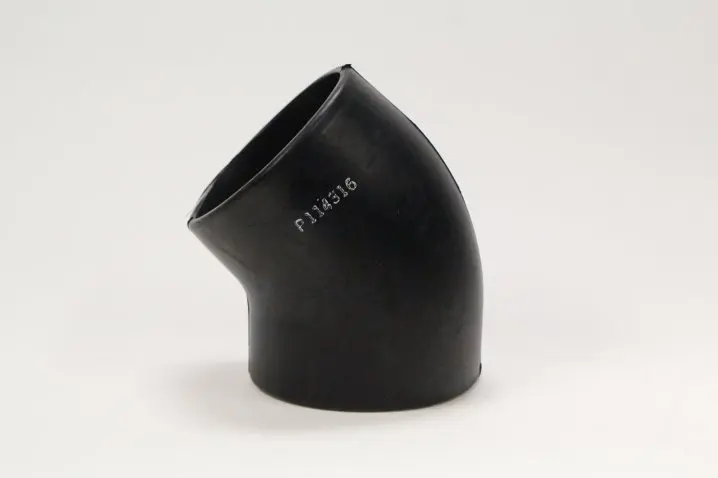 Produktfoto 1 von P114316 pipe elbow 45° (rubber)