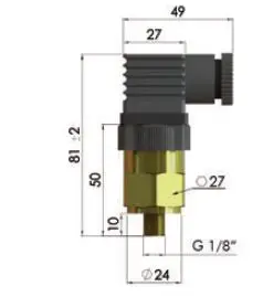 Produktfoto 1 von PDB Elctr. clogging indicator 1,3 bar