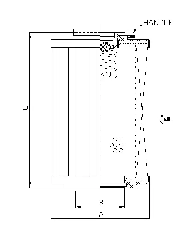 R151G06B hydraulic filter element
