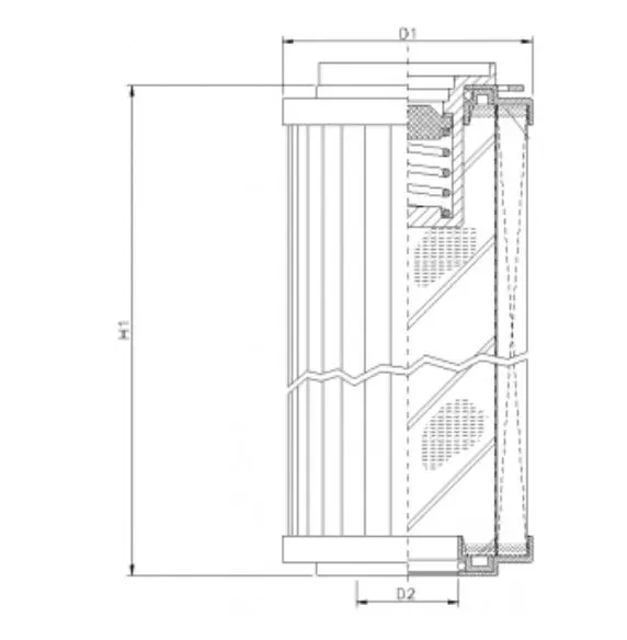 R164T250B hydraulic filter element