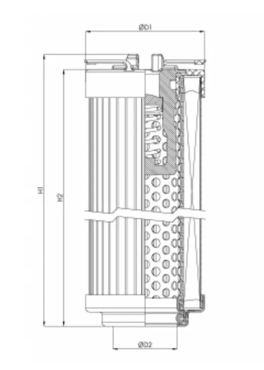 R101T60B hydraulic filter element