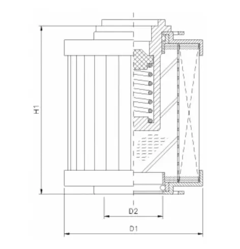 R110G10C hydraulic filter element