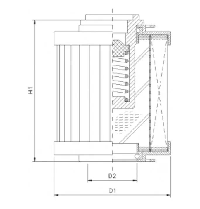 R120G25BV hydraulic filter element