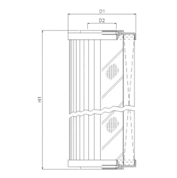 R242T250 hydraulic filter element