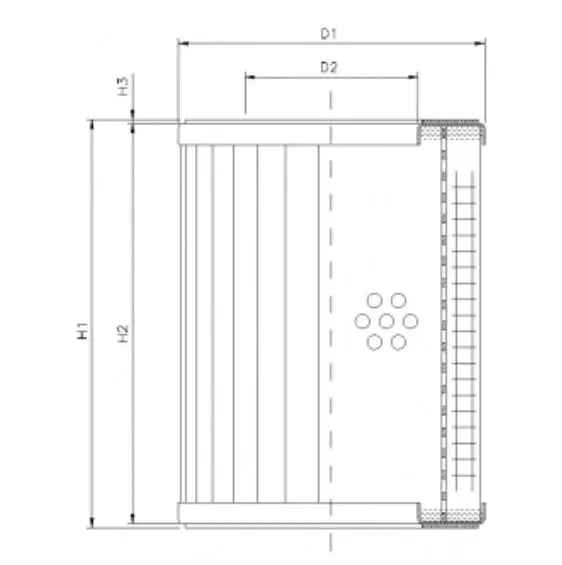 R312G06 hydraulic filter element