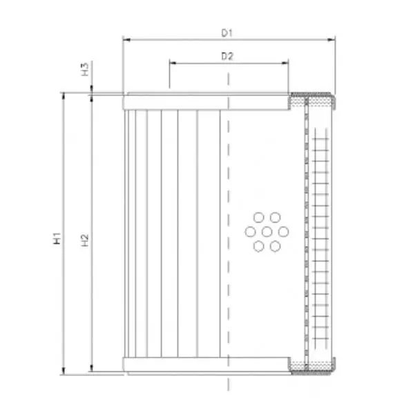 R312G10 hydraulic filter element