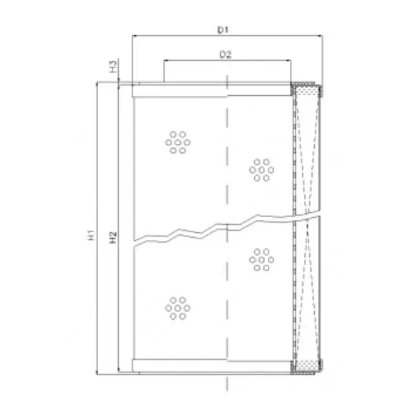 R332C20P hydraulic filter element