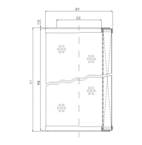 R332G06P hydraulic filter element