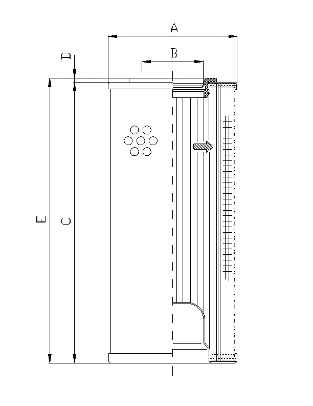 R5111C25 hydraulic filter element