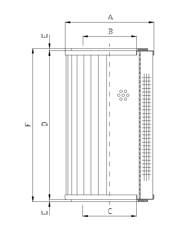 DMD070E10B hydraulic filter element