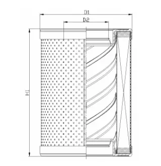 R660C25B0 hydraulic filter element