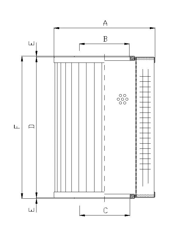 R660G10 hydraulic filter element