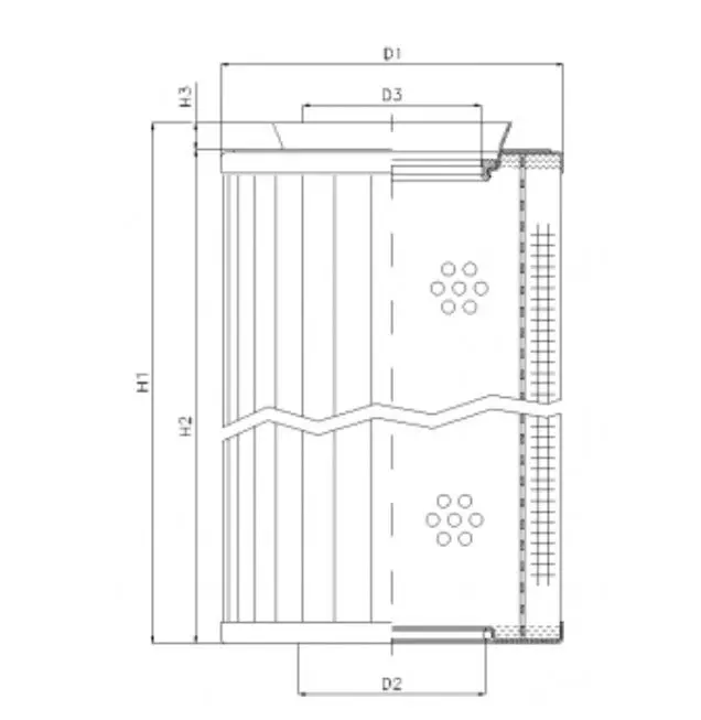 RMR435E03B hydraulic filter element