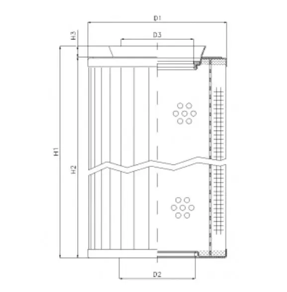 RMR436B100B hydraulic filter element