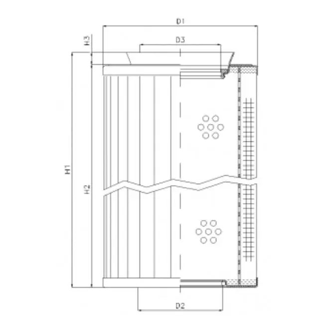 RMR436B40B hydraulic filter element