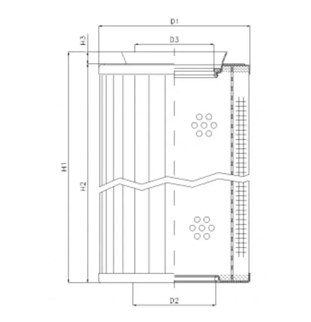 RMR436E03B hydraulic filter element