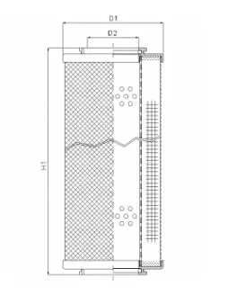 RHK800M10V hydraulic filter element