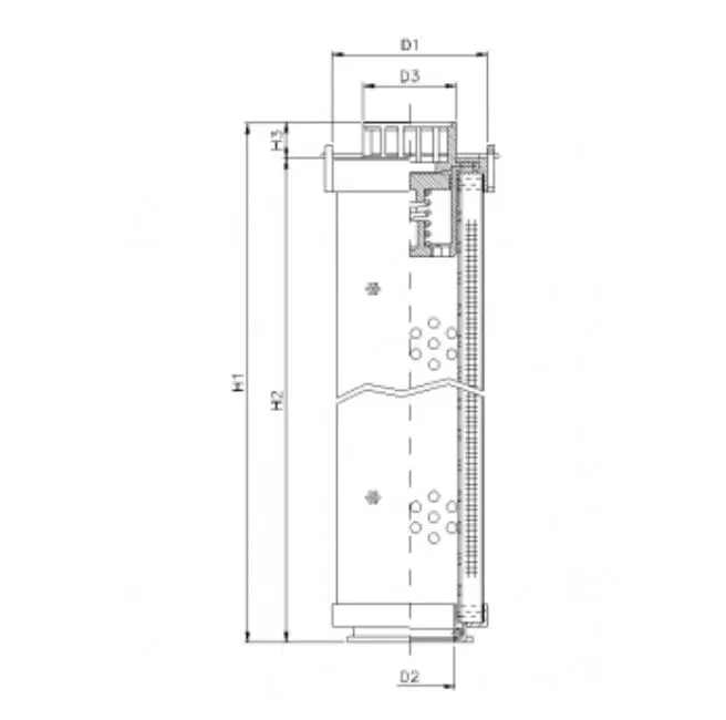 RHR165S50B hydraulic filter element