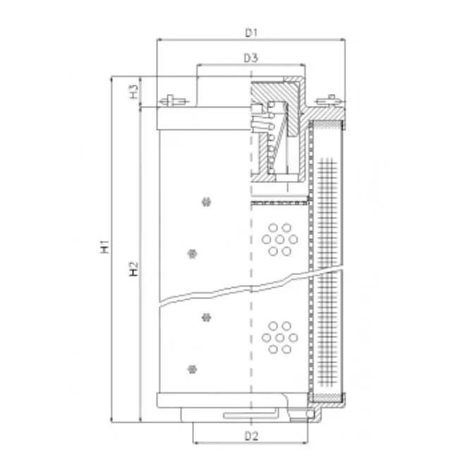 RHR1700N03B hydraulic filter element