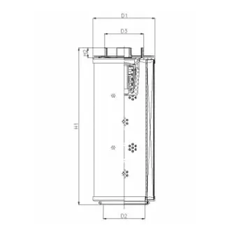RHR2600G01B3/AB1 hydraulic filter element
