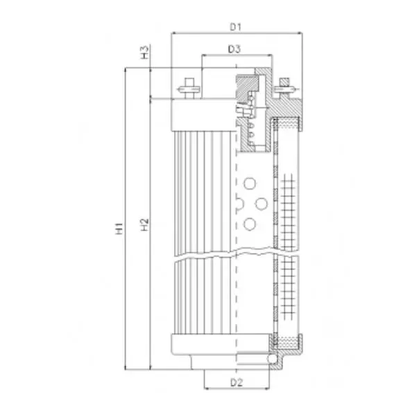 RHR330B25V hydraulic filter element