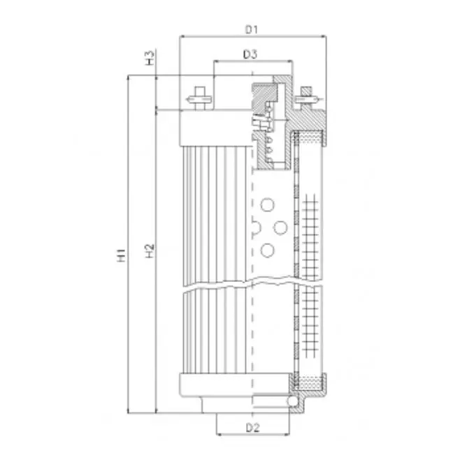 RHR330B50V hydraulic filter element