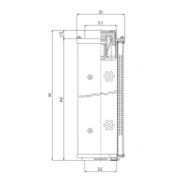 RHR330N05V hydraulic filter element