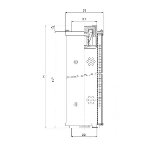RHR60N20V hydraulic filter element