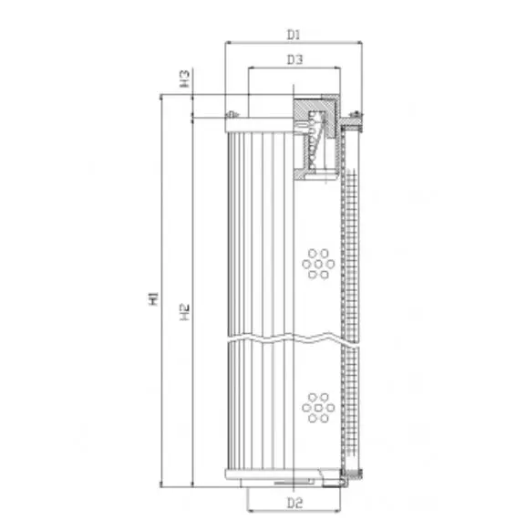RHR60S100V hydraulic filter element