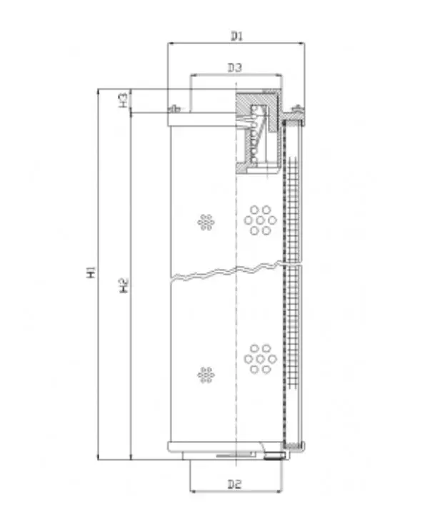 RHR2600N20B hydraulic filter element